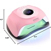 image:imageJODSONE Gel U V LED Nail Lamp 120W U V Light for Gel Nails with 45 PCS LED Beads Nail Light with Automatic Sensor Suitable for Home and SalonA003
