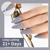 image:imageJODSONE 165ml Gray Gel Nail Polish Silver Gel Polish High Gloss Soak Off U V Nail Manicure Salon DIY at HomeB27