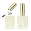 image:imageJODSONE No Wipe Base and Top Coat Gel Set 2Pcs 18ML Soak Off UV LED Clear Gel Long Lasting Gloss Finish for DIY amp Salon Manicure