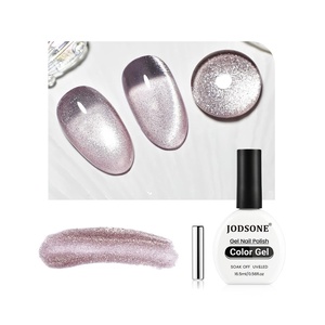 image:imageJODSONE 165ml Cat Eye Gel Nail Polish Pink Purple Glitter Magnetic Reflective Translucent at Home Salon Design Need U V CuringGlitter Pink Purple 165ml 2723F