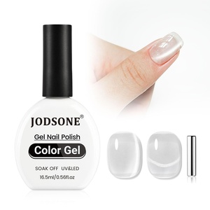 image:imageJODSONE 165ml Cat Eye Gel Nail Polish Pink Purple Glitter Magnetic Reflective Translucent at Home Salon Design Need U V CuringMoonlight Silvery Glassy Holographic 165ml