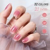 image:imageJODSONE 36Pcs Jelly Gel Nail Polish Kit 32 Colors  Pink White Red with Glossy amp Matte Top Coat and Base Coat at Home Nail Art DIY Gift for Women