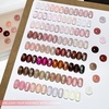 image:imageJODSONE 36Pcs Jelly Gel Nail Polish Kit 32 Colors  Pink White Red with Glossy amp Matte Top Coat and Base Coat at Home Nail Art DIY Gift for Women
