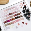 image:imageJODSONE 36Pcs Jelly Gel Nail Polish Kit 32 Colors  Pink White Red with Glossy amp Matte Top Coat and Base Coat at Home Nail Art DIY Gift for Women
