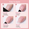 image:imageJODSONE 36Pcs Jelly Gel Nail Polish Kit 32 Colors  Pink White Red with Glossy amp Matte Top Coat and Base Coat at Home Nail Art DIY Gift for Women