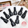 image:imageJODSONE 36Pcs Jelly Gel Nail Polish Kit 32 Colors  Pink White Red with Glossy amp Matte Top Coat and Base Coat at Home Nail Art DIY Gift for Women