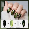 image:imageJODSONE 165 mL 9D Chameleon Cat Eye Gel Polish with Magnet Blue Purple  UVLED Cure Black Gel Polish Recommended for Stronger Contrast Multiple Customizable CatEye Effects SoakOff FormulaCAT09