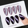 image:imageJODSONE 165 mL 9D Chameleon Cat Eye Gel Polish with Magnet Blue Purple  UVLED Cure Black Gel Polish Recommended for Stronger Contrast Multiple Customizable CatEye Effects SoakOff FormulaCAT07