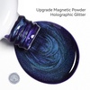 image:imageJODSONE 165 mL 9D Chameleon Cat Eye Gel Polish with Magnet Blue Purple  UVLED Cure Black Gel Polish Recommended for Stronger Contrast Multiple Customizable CatEye Effects SoakOff FormulaCAT08