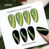 image:imageJODSONE 165 mL 9D Chameleon Cat Eye Gel Polish with Magnet Blue Purple  UVLED Cure Black Gel Polish Recommended for Stronger Contrast Multiple Customizable CatEye Effects SoakOff FormulaCAT09