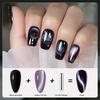 image:imageJODSONE 165 mL 9D Chameleon Cat Eye Gel Polish with Magnet Blue Purple  UVLED Cure Black Gel Polish Recommended for Stronger Contrast Multiple Customizable CatEye Effects SoakOff FormulaCAT07