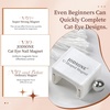 image:imageJODSONE Cat Eye Magnet 8in1 MultiEffect Nail Magnetic Tool for Cat Eye Gel Polish Create French Tip Heart Ribbon amp Glass Bead Designs Nail Art Tool for DIY amp SalonM5