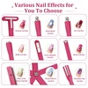 image:imageJODSONE Cat Eye Magnet 8in1 MultiEffect Nail Magnetic Tool for Cat Eye Gel Polish Create French Tip Heart Ribbon amp Glass Bead Designs Nail Art Tool for DIY amp SalonM1