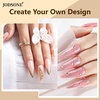 image:imageJODSONE Cat Eye Magnet 8in1 MultiEffect Nail Magnetic Tool for Cat Eye Gel Polish Create French Tip Heart Ribbon amp Glass Bead Designs Nail Art Tool for DIY amp SalonLLX01LX02