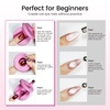 image:imageJODSONE Cat Eye Magnet 8in1 MultiEffect Nail Magnetic Tool for Cat Eye Gel Polish Create French Tip Heart Ribbon amp Glass Bead Designs Nail Art Tool for DIY amp SalonM3