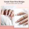 image:imageJODSONE Cat Eye Magnet 8in1 MultiEffect Nail Magnetic Tool for Cat Eye Gel Polish Create French Tip Heart Ribbon amp Glass Bead Designs Nail Art Tool for DIY amp SalonLB03
