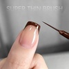 image:imageJODSONE White Nail Art Gel Liner 18ml UV Gel Polish Thin Brush  Classic White Color Nail Art Polish French Tip Tool UVLED Cure Required BuiltIn Thin Brush for DIY Manicure At HomeLMK11
