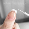 image:imageJODSONE White Nail Art Gel Liner 18ml UV Gel Polish Thin Brush  Classic White Color Nail Art Polish French Tip Tool UVLED Cure Required BuiltIn Thin Brush for DIY Manicure At HomeLMK02