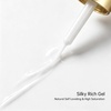 image:imageJODSONE White Nail Art Gel Liner 18ml UV Gel Polish Thin Brush  Classic White Color Nail Art Polish French Tip Tool UVLED Cure Required BuiltIn Thin Brush for DIY Manicure At HomeLMK02