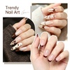 image:imageJODSONE White Nail Art Gel Liner 18ml UV Gel Polish Thin Brush  Classic White Color Nail Art Polish French Tip Tool UVLED Cure Required BuiltIn Thin Brush for DIY Manicure At HomeLMK11