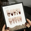 image:imageJODSONE White Nail Art Gel Liner 18ml UV Gel Polish Thin Brush  Classic White Color Nail Art Polish French Tip Tool UVLED Cure Required BuiltIn Thin Brush for DIY Manicure At HomeLMK11