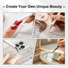 image:imageJODSONE Rhinestone Picker ToolDualEnded Rhinestone Applicator Pen with Clay for Nail Art Diamond Painting Jewelry Making and Other DIY Crafts