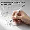 image:imageJODSONE Rhinestone Picker ToolDualEnded Rhinestone Applicator Pen with Clay for Nail Art Diamond Painting Jewelry Making and Other DIY Crafts