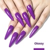 image:imageJODSONE 165ml Gel Nail Polish Dark Purple Polish Dark Purple Color High Gloss Soak Off U V Gel Nail Manicure Salon DIY at Home