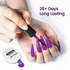 image:imageJODSONE 165ml Gel Nail Polish Dark Purple Polish Dark Purple Color High Gloss Soak Off U V Gel Nail Manicure Salon DIY at Home