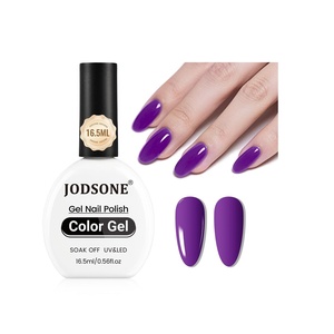 image:imageJODSONE 165ml Gel Nail Polish Dark Purple Polish Dark Purple Color High Gloss Soak Off U V Gel Nail Manicure Salon DIY at Home