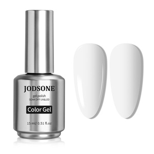 image:imageJODSONE 10ml Gel Nail Polish Set Red Glitter 6Colors Glitter Rose Red Gel Polish Lacquer Glossy Art for Nail and Salon Need U V LampWhite