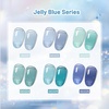 image:imageJODSONE 10ml 6 Colors Red Rose Pink Gel Nail Polish Set All Seasons Soak off U V Lamp Gel Manicure Set for Nail Art Long LastingGD221GD226