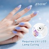 image:imageJODSONE 10ml 6 Colors Red Rose Pink Gel Nail Polish Set All Seasons Soak off U V Lamp Gel Manicure Set for Nail Art Long LastingGD221GD226