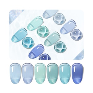 image:imageJODSONE 10ml 6 Colors Red Rose Pink Gel Nail Polish Set All Seasons Soak off U V Lamp Gel Manicure Set for Nail Art Long LastingGD221GD226
