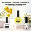 image:imageJODSONE 4Pcs 18ml Nail Dehydrator and Primer Base Coat amp Top Coat SetBGWhite165MLDP