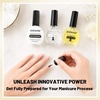 image:imageJODSONE 4Pcs 18ml Nail Dehydrator and Primer Base Coat amp Top Coat SetBGWhite165MLDP