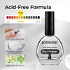 image:imageJODSONE 4Pcs 18ml Nail Dehydrator and Primer Base Coat amp Top Coat SetBGWhite2PCSDP