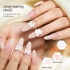 image:imageJODSONE White 3D Gel Nail Art Sculpting Gel NonSticky Molding Gels for Nails Solid U V LED Soak Off Gels Polish for Carving Molding and BuildingPearl White1