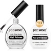 image:imageJODSONE 4Pcs 18ml Nail Dehydrator and Primer Base Coat amp Top Coat SetBGWhite2PCSDP