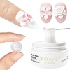 image:imageJODSONE White 3D Gel Nail Art Sculpting Gel NonSticky Molding Gels for Nails Solid U V LED Soak Off Gels Polish for Carving Molding and BuildingPearl White1