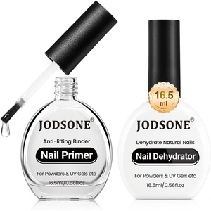 image:imageJODSONE 4Pcs 18ml Nail Dehydrator and Primer Base Coat amp Top Coat SetBGWhite2PCSDP