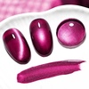 image:imageJODSONE 165ml Cat Eye Gel Nail Polish Glitter Claret Magnetic Reflective Translucent Need U V Curing at Home DIY Design