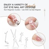 image:imageJODSONE Cat Eye Magnet Set for Nails 8Piece MultiEffect Nail Art KitCT4