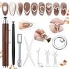 image:imageJODSONE Cat Eye Magnet Set for Nails 8Piece MultiEffect Nail Art KitCT4