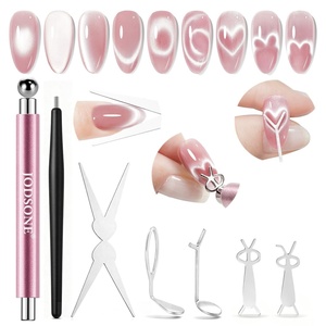 image:imageJODSONE Cat Eye Magnet Set for Nails 8Piece MultiEffect Nail Art KitCT2