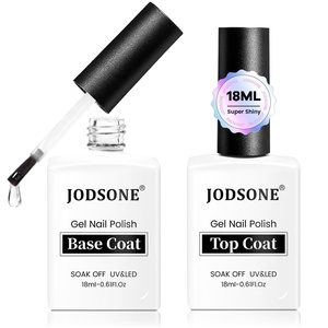 image:imageJODSONE Top Coat Gel 2Pcs 18ML No Wipe High Glossy Shine Finish18MLBT1