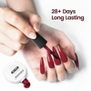 image:imageJODSONE Dark Red Gel Nail Polish 10ml Burgundy Red Gel Polish High Gloss Soak Off U V Nail French Nail Manicure Salon DIY at HomeB22