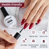 image:imageJODSONE Dark Red Gel Nail Polish 10ml Burgundy Red Gel Polish High Gloss Soak Off U V Nail French Nail Manicure Salon DIY at HomeB23