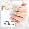 image:imageJODSONE Dark Red Gel Nail Polish 10ml Burgundy Red Gel Polish High Gloss Soak Off U V Nail French Nail Manicure Salon DIY at HomeB51