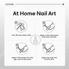 image:imageJODSONE Dark Red Gel Nail Polish 10ml Burgundy Red Gel Polish High Gloss Soak Off U V Nail French Nail Manicure Salon DIY at HomeB52